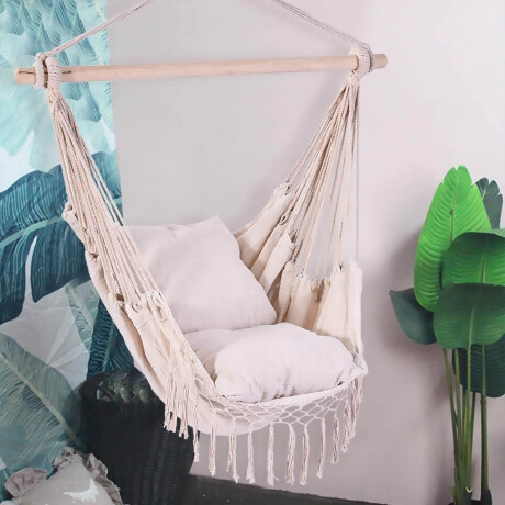 Hamaca Paraguaya Expert Sillón Colgante C/Almohadones Hamaca Paraguaya Expert Sillón Colgante C/Almohadones