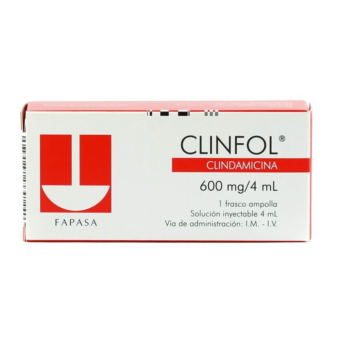 CLINFOL I.M. I.V. 600 MG. FCO. AMP. X 4 única