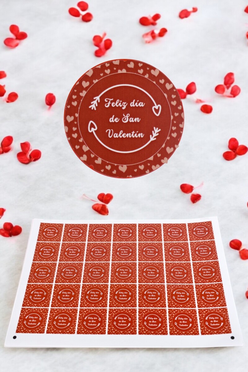 Stickers san valentin plancha - DISEÑO 6 