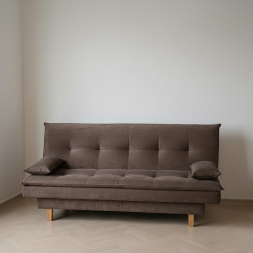 SOFÁ CAMA SILLÓN TAPIZADO COLOR MADERA