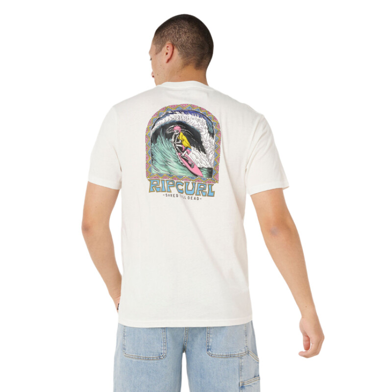 Remera Rip Curl Shredding - Blanco Remera Rip Curl Shredding - Blanco