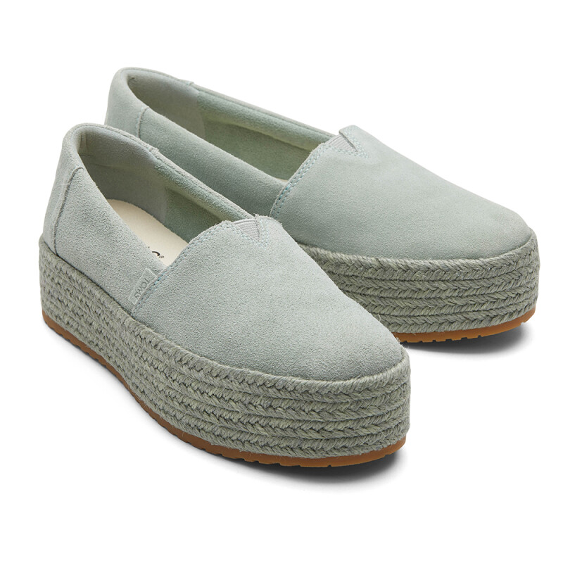 Alpargatas Frosty Sage Suede Wm Valcia Esp Mujer Medium Green