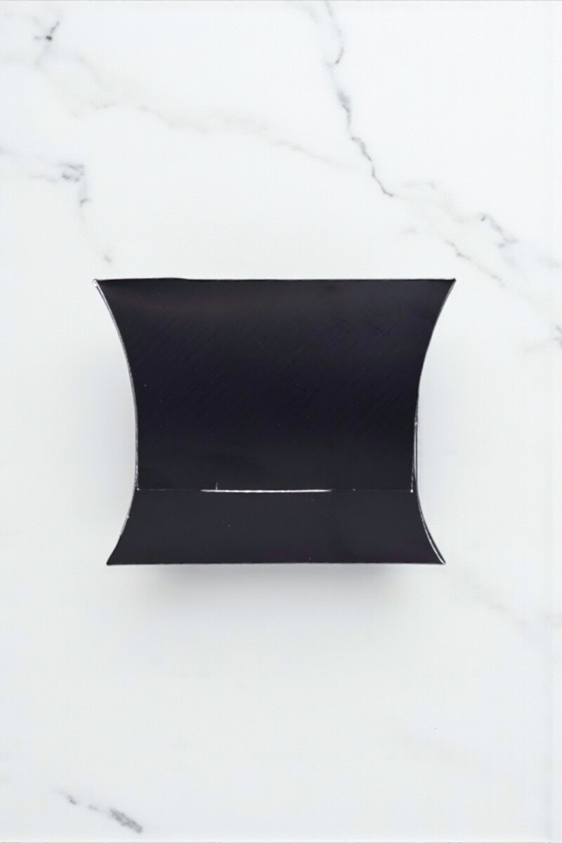 Estuche pillow eco 7x8 cm - NEGRO 