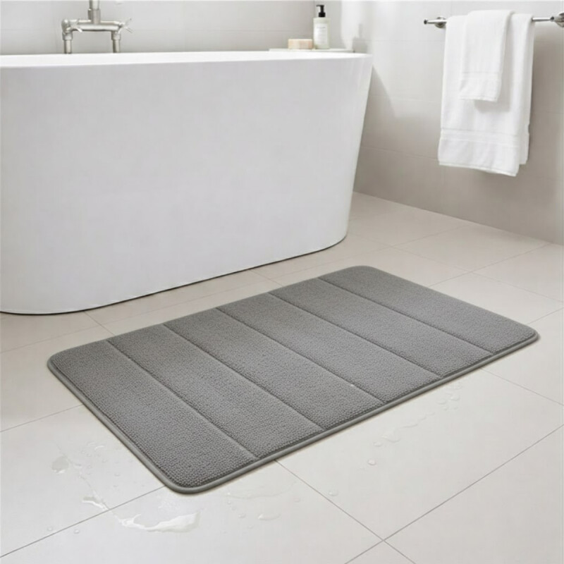 Alfombra de baño soft 45cm x 70cm GRIS