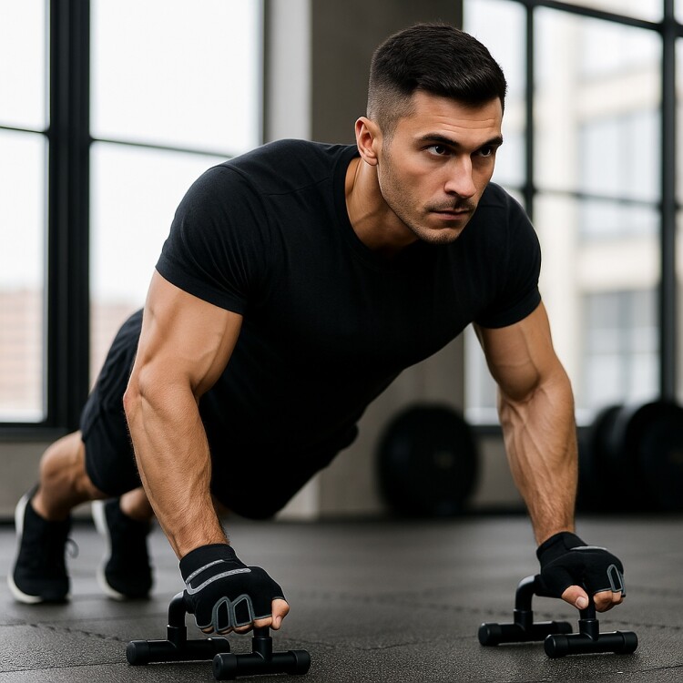 BARRAS PUSH UP FIJAS PARA LAGARTIJAS NEGRO