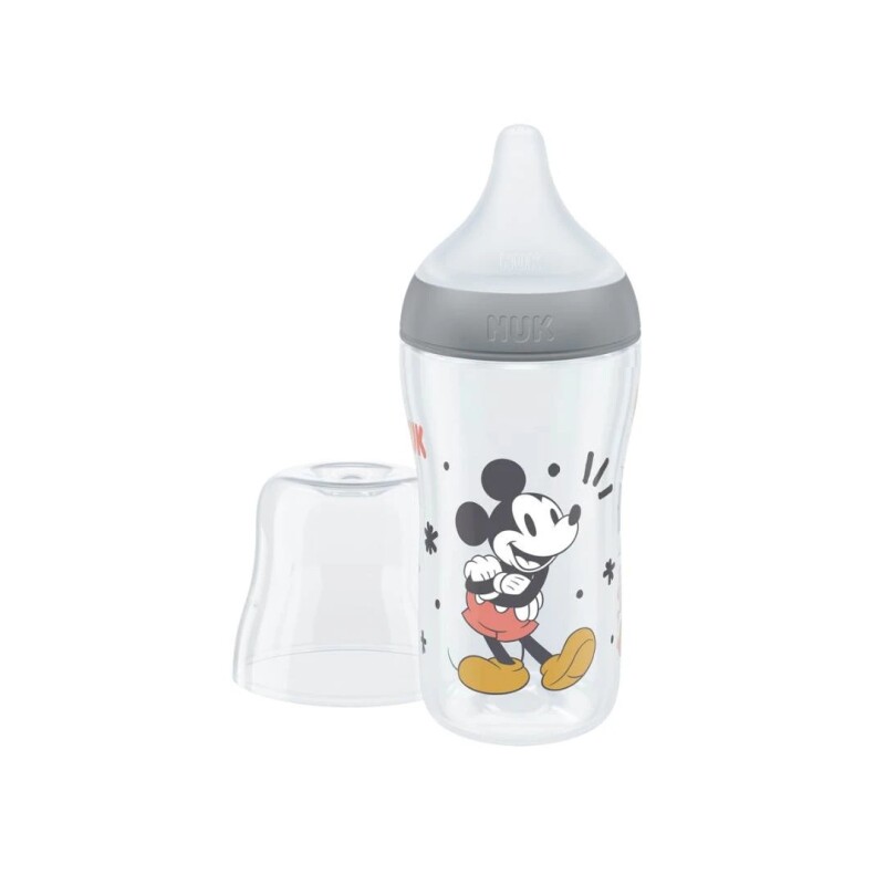 Mamadera Nuk Perfect Match 260 Ml. Mickey Gris Mamadera Nuk Perfect Match 260 Ml. Mickey Gris