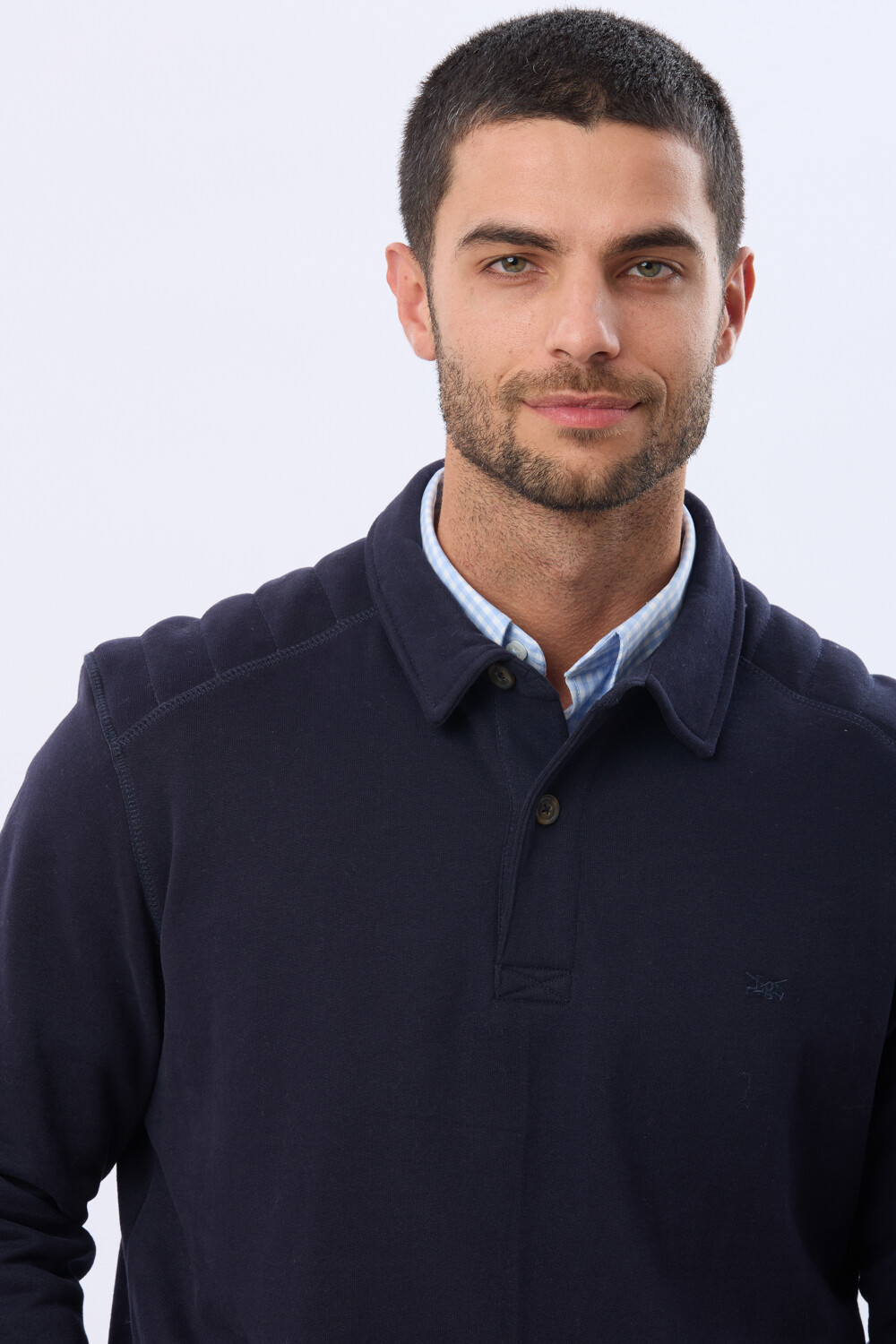 BUZO POLO DE FELPA Azul