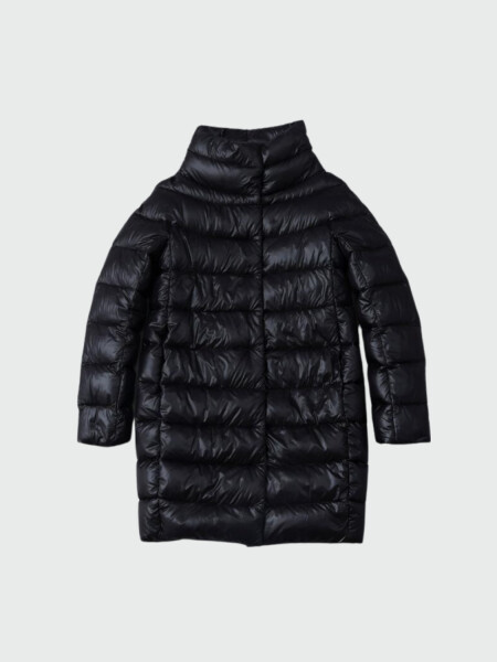 Herno-Chaqueta de nylon rellena de plumas, Dora Negro