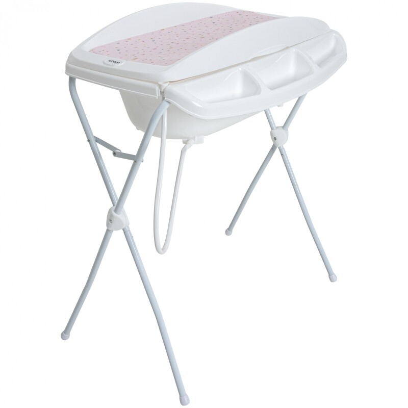 Catre de Baño Plegable con Cambiador ANGRA Bebesit ROSA Catre de Baño Plegable con Cambiador ANGRA Bebesit ROSA