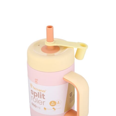 Vaso Térmico Split Roler 2080028 650ML Doble Capa Ub ROSADO