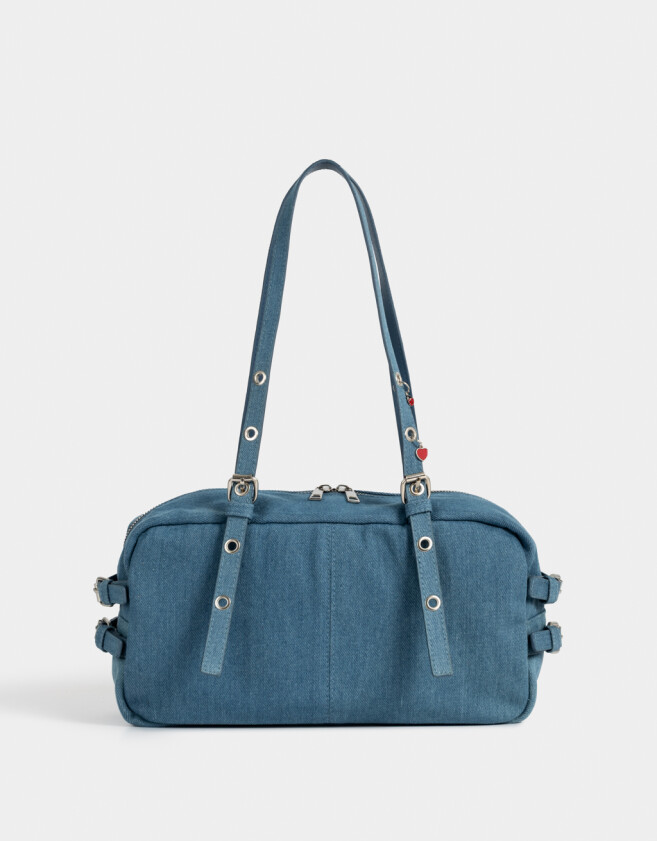 Bandoleras Bandolera Con Hebillas Laterales - Azul Celeste