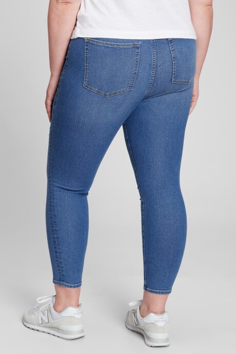 Jean Favorite Jegging Tiro Alto Mujer Medium Sun