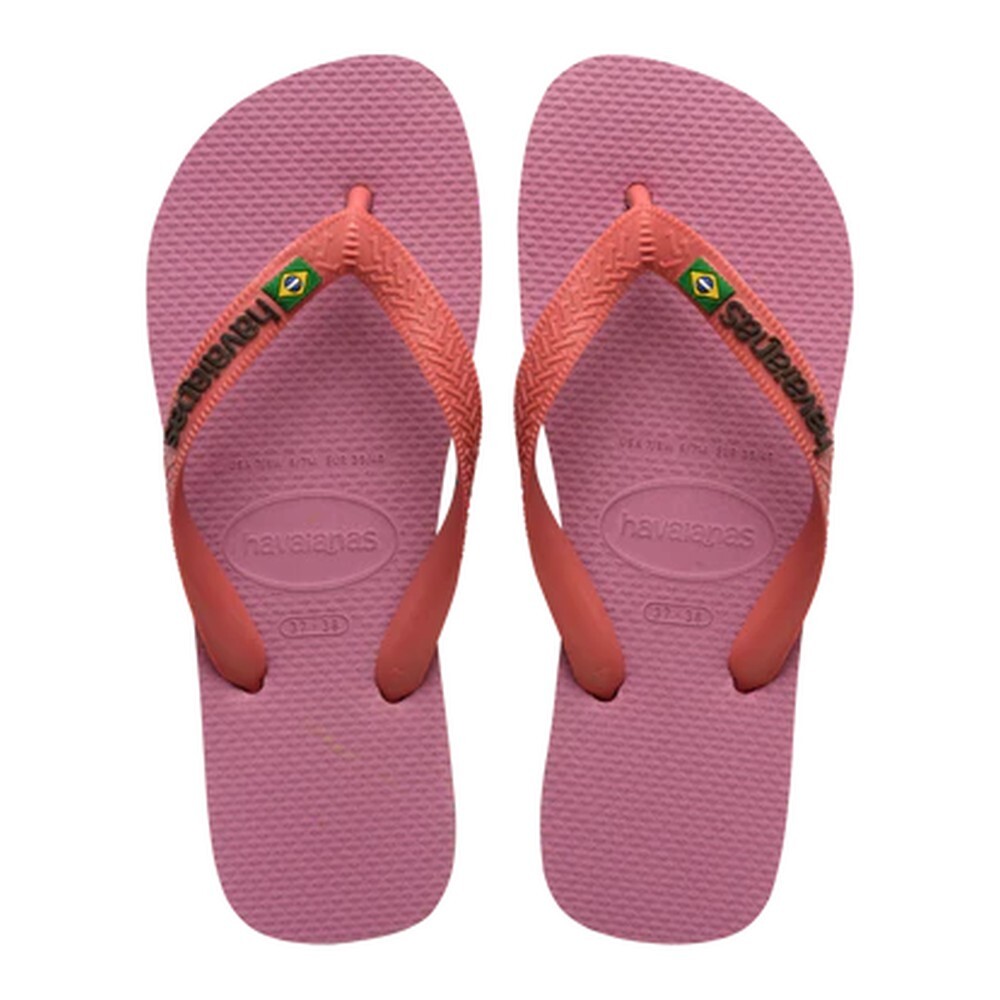 Sandalias Havaianas Brasil Logo Hombre Pink Chiffon