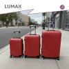 Set de 3 Valijas de Mano Rígidas Rojo