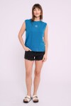 Musculosa estampada Azul