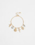 Pulseras Flexibles Con cruz Pulsera Flexible Multicharm - Dorado
