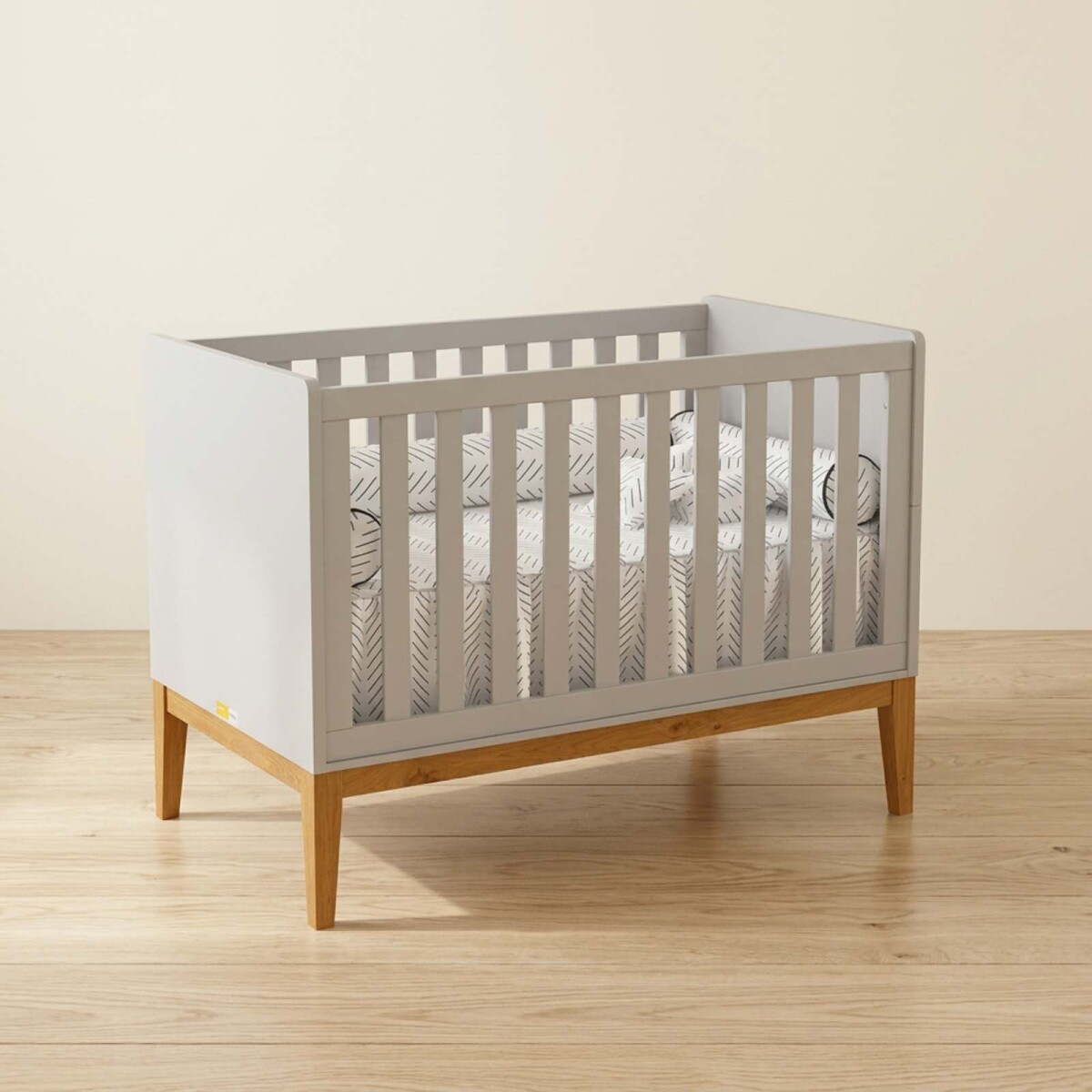 CUNA CONVERTIBLE - MDF GRIS NEW FELICITAS KIDS 