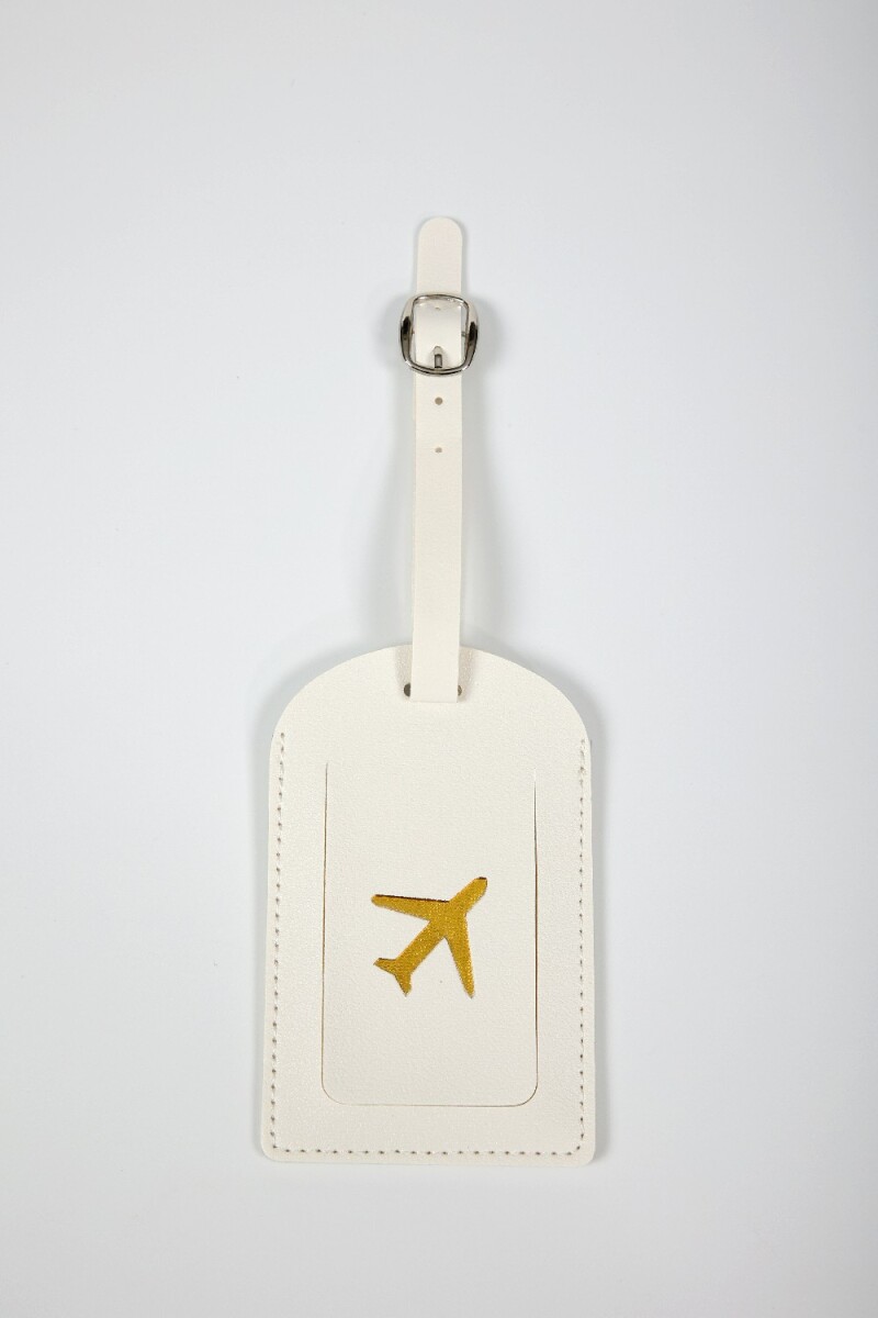 Etiqueta Valija Travel - Blanco 