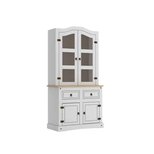 Cristalero 4 puertas - Linea Mexicana Blanco Cristalero 4 puertas - Linea Mexicana Blanco