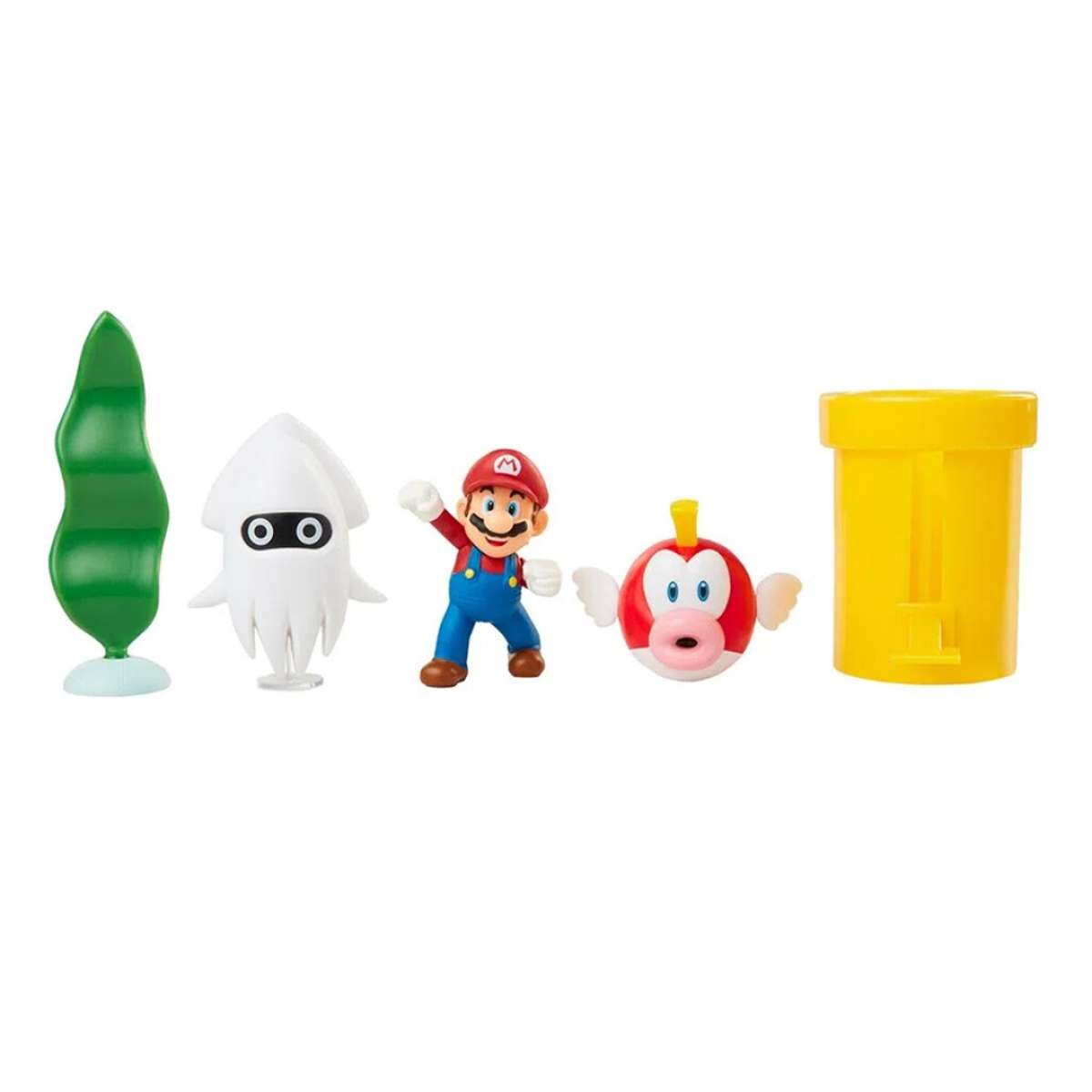 Figuras Super Mario Diorama Submarino Playset - Playset 