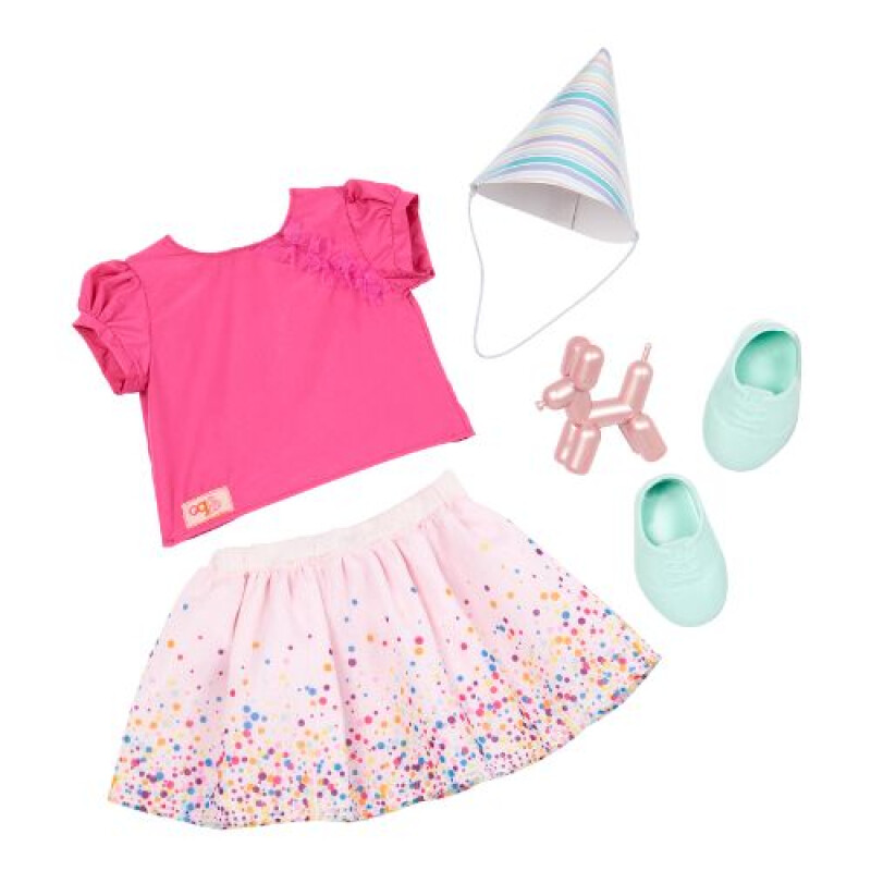 SET ROPA - CUMPLEAÑOS - OUR GENERATION Set Ropa - Cumpleaños - Our Generation