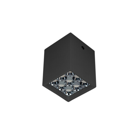 Aplique techo LED ROMA 9 negro/cobre 12W 3000K MN0521