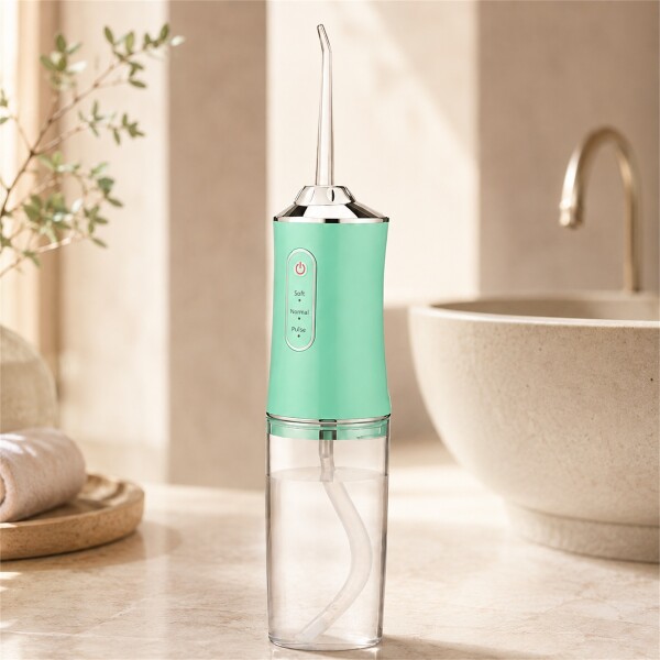 Irrigador Limpiador Oral Bucal Dental Brackets Profesional Verde