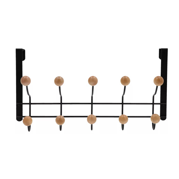 Perchero Para Puerta Organizador Moderno Acero Y Puntas Madera Percha Ropa 10 Ganchos Imback Perchero Para Puerta Organizador Moderno Acero Y Puntas Madera Percha Ropa 10 Ganchos Imback