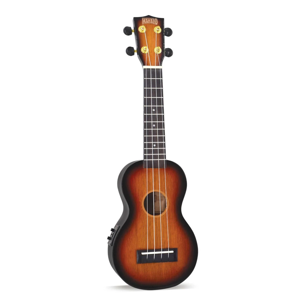 Ukelele Electroacustico Mahalo Mj1 Soprano Sunburst Con Funda 