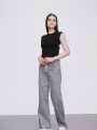 Pantalon Danisa Gris Claro