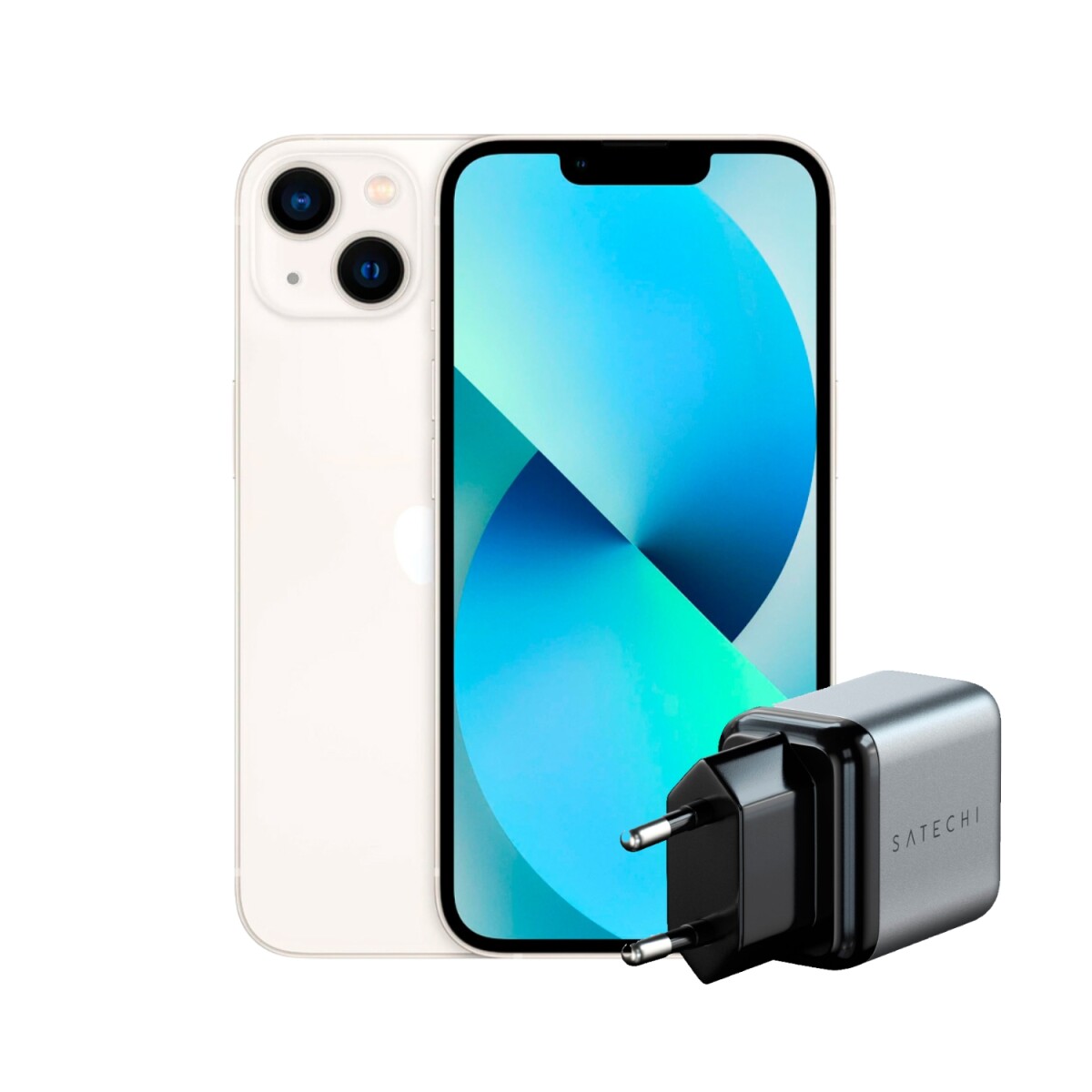 iPhone 13 128Gb Starlight + Cargador Satechi 20W de regalo 