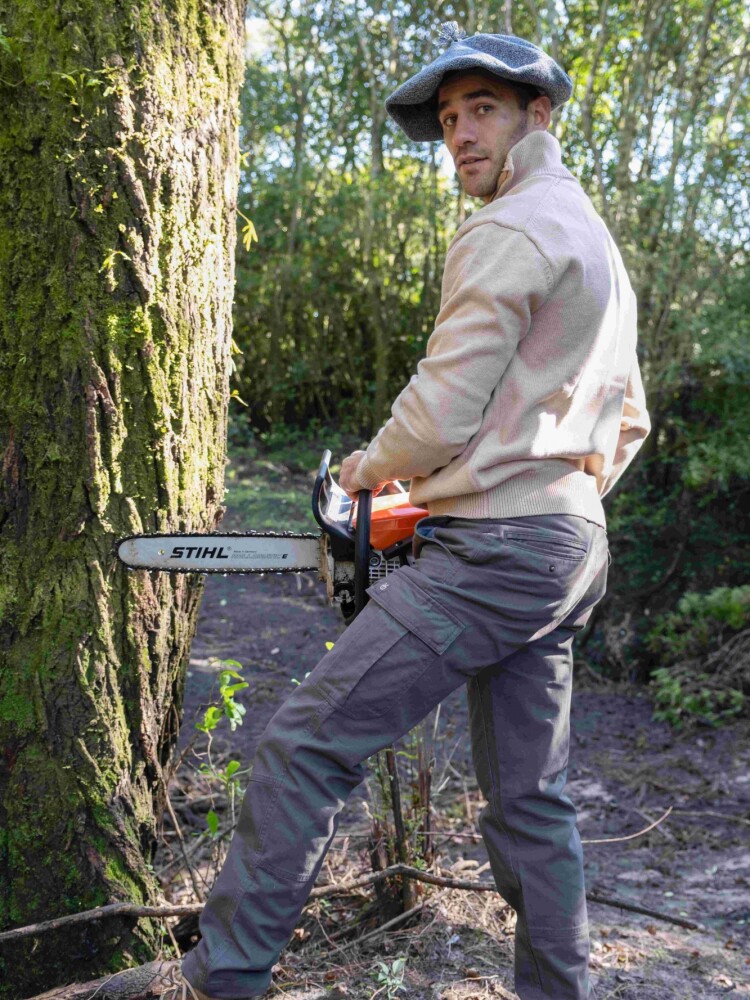 Pantalón cargo flex Verde