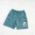Short Logo Bermuda Nylon Celeste