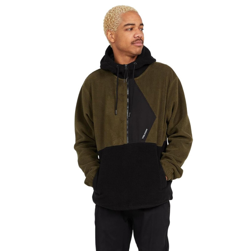 Campera Volcom ABG UNERSTAND HALF ZIP - Verde Campera Volcom ABG UNERSTAND HALF ZIP - Verde