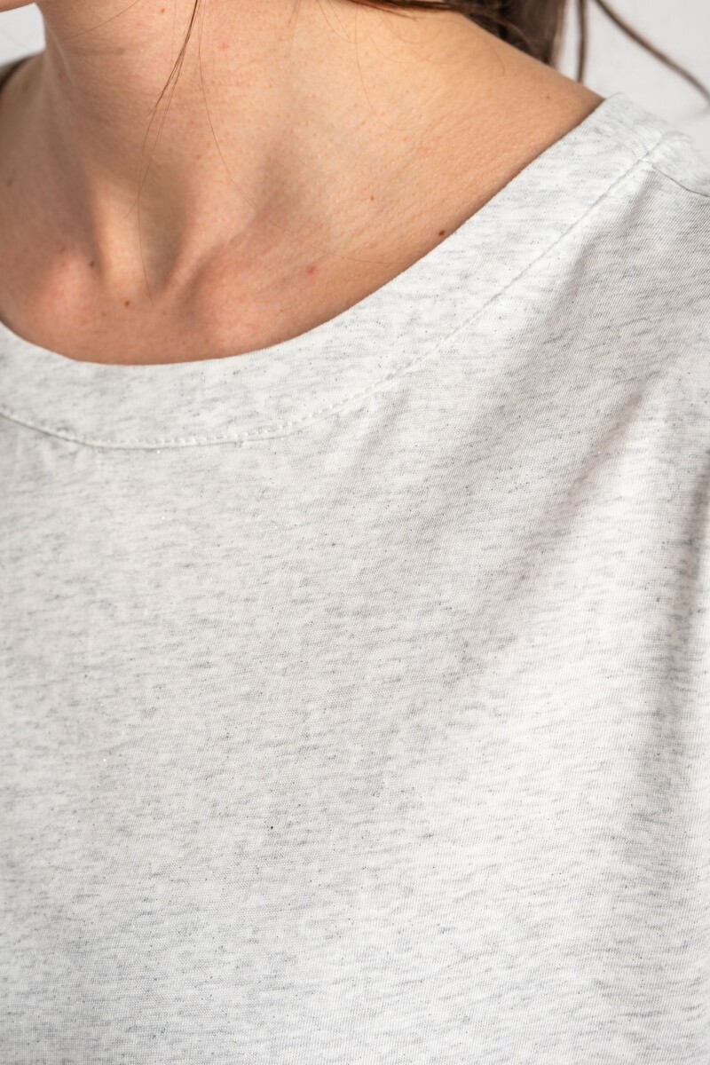 Remera Gris Melange