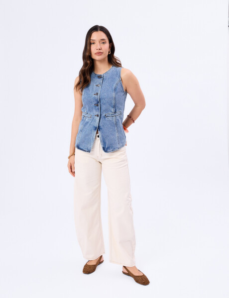 Chaleco jean Zoe Chaleco jean Zoe