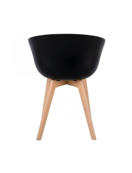 SILLA HAY POLI/MADERA 57X54X80CM NEGRO SILLA HAY POLI/MADERA 57X54X80CM NEGRO