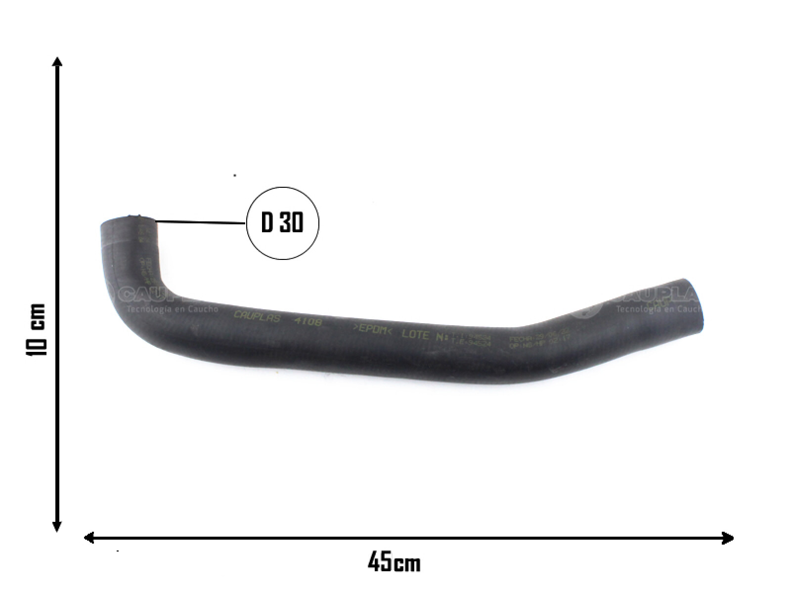 CAÑO VOLKSWAGEN AMAZON-GOL-PASSAT-GACEL RAD. SUPERIOR CAUPLAS 