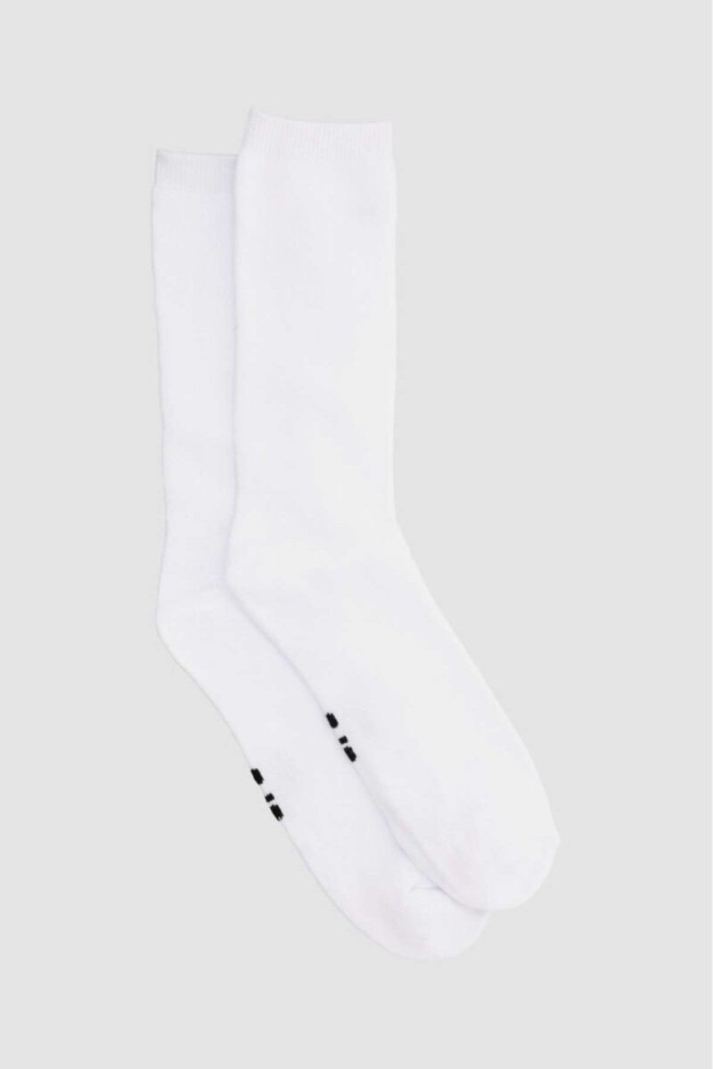 Pack x2 medias full terry - Blanco 