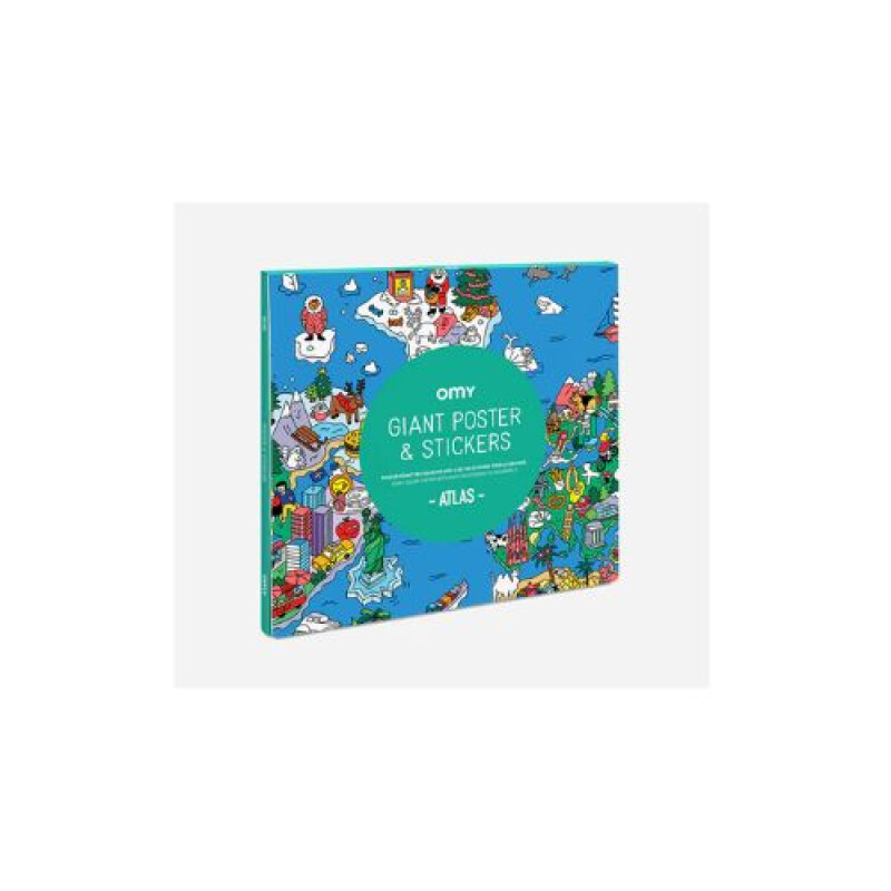 Poster Gigante y Stickers- Atlas Poster Gigante Y Stickers- Atlas