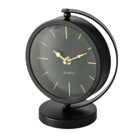 RELOJ DE MESA METAL NEGRO 2018285