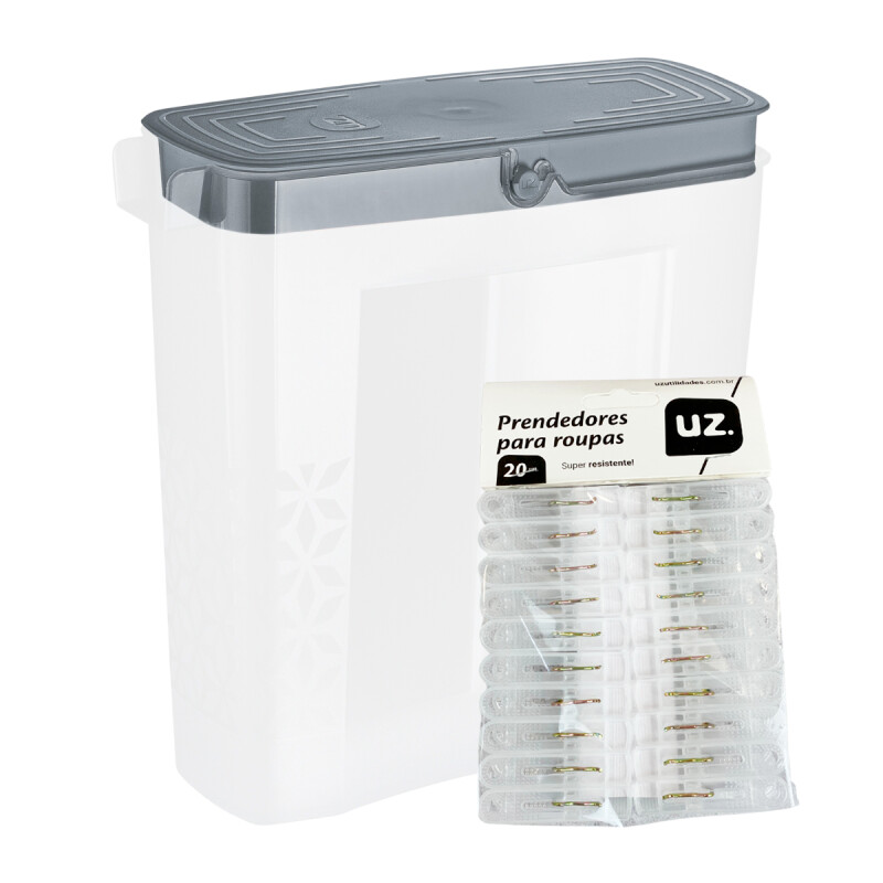 KIT PORTA JABÓN GRIS