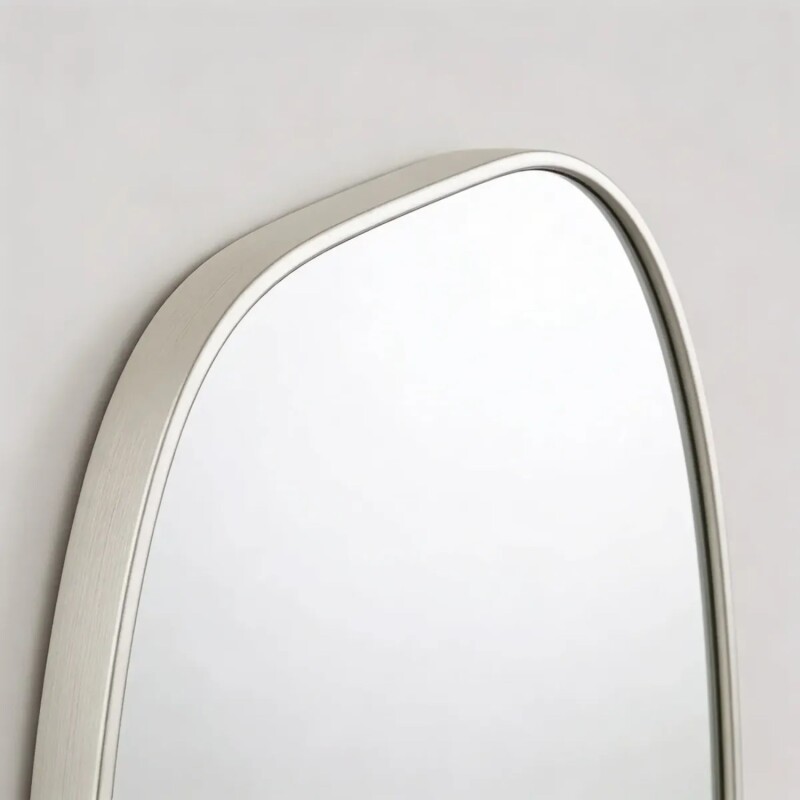 Espejo Lumax Anador Diseño Moderno Irregular 50 x 80cm Blanco