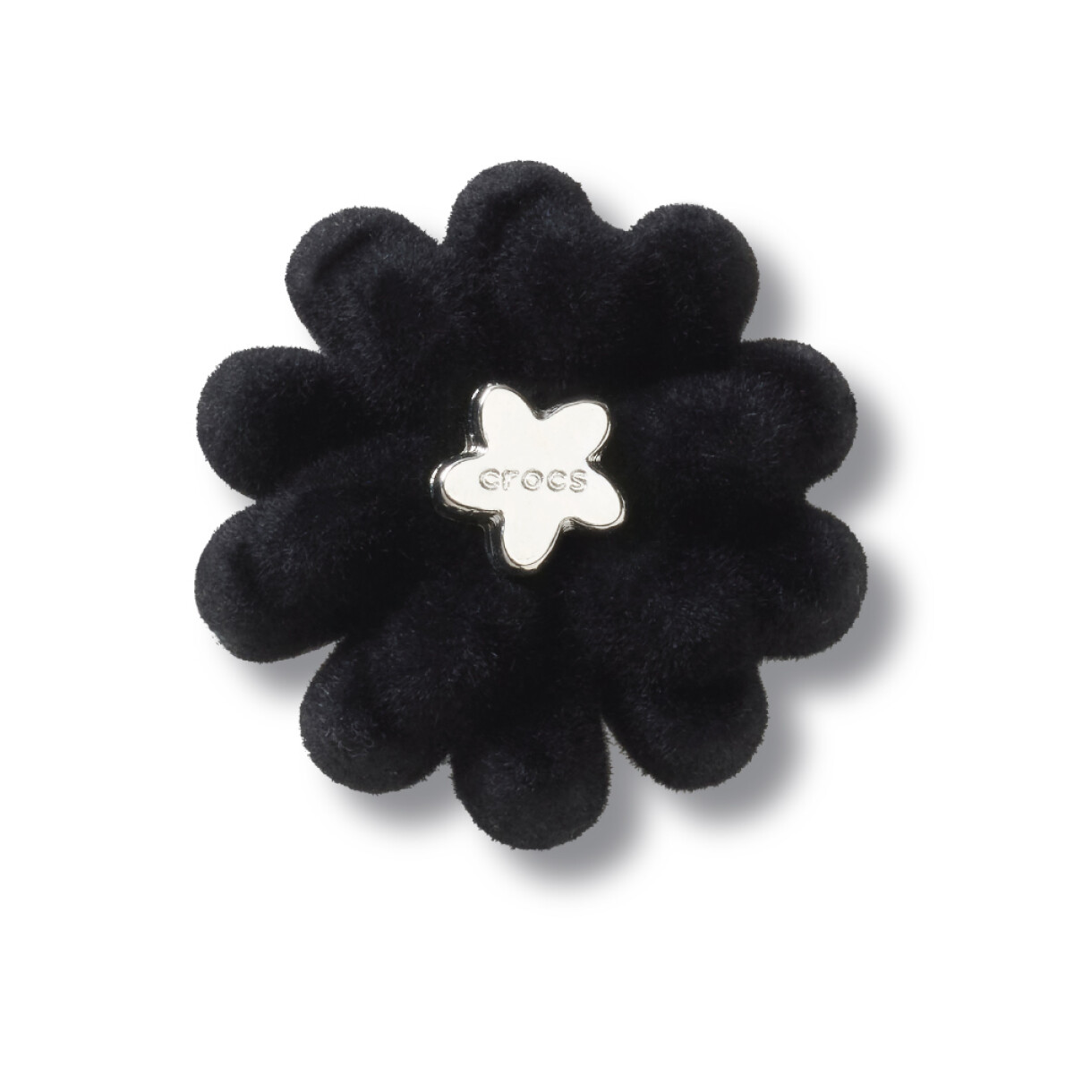 Jibbitz Black Velvet Flower 1 