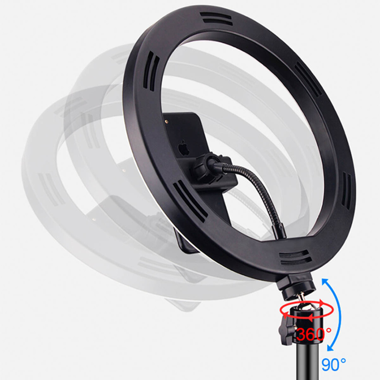 Aro De Luz Anillo Porta Celular 30cm Control — El Rey del