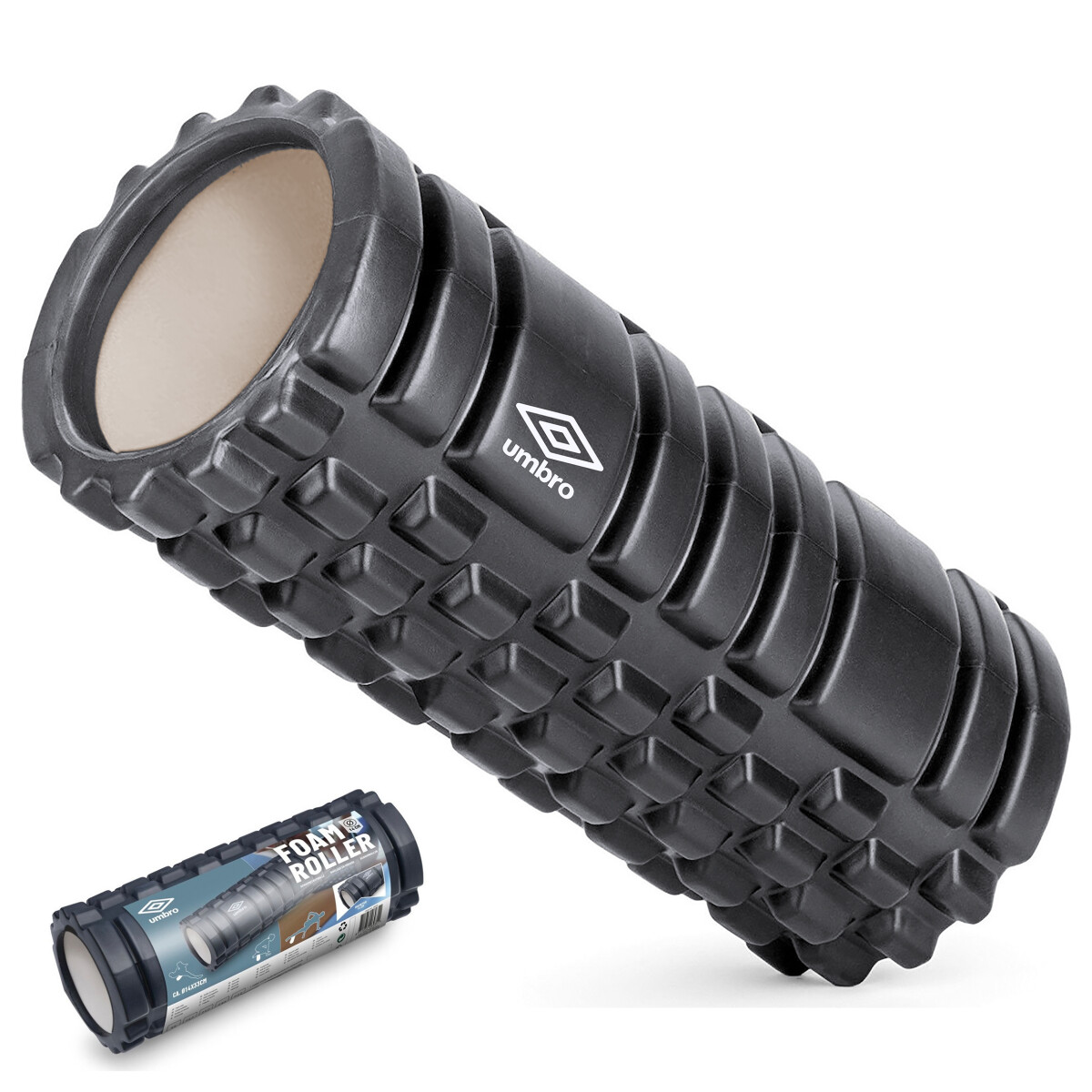 Rolo Umbro Foam Roller 14x33 - Negro 