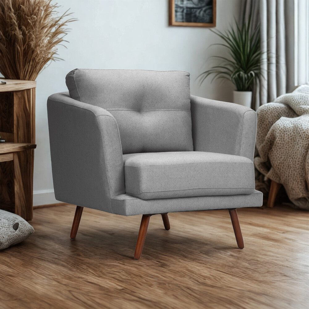 Sillon Poltrona 1 Cuerpo Triunfo Gris