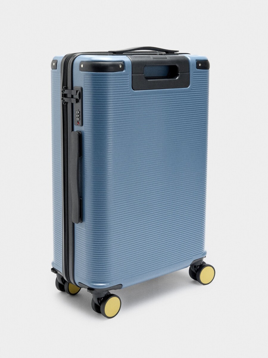 Maleta De Viaje Con Textura azul