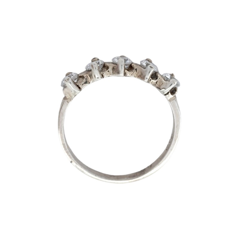 Anillo Sin Fin-Plata 925-Piedra Zirconia-AN3504 conpiedra