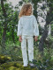 Pantalon Crudo Cinco Bolsillos Marfil